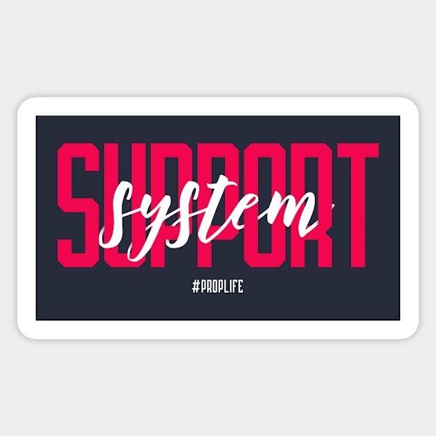 Support System Sticker by CLArtworks